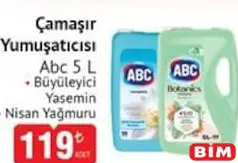 ABC ÇAMAŞIR YUMUŞATICISI 5 L
